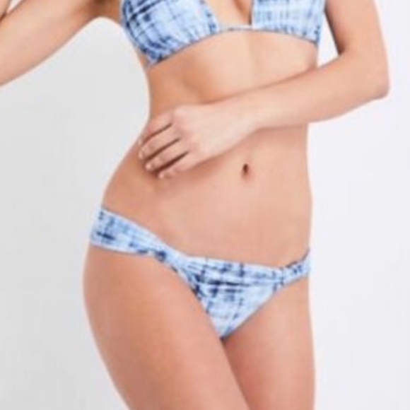 NWT VIX RUSTIC BLUE BIA TUBE BIKINI BOTTOM ONLY S
